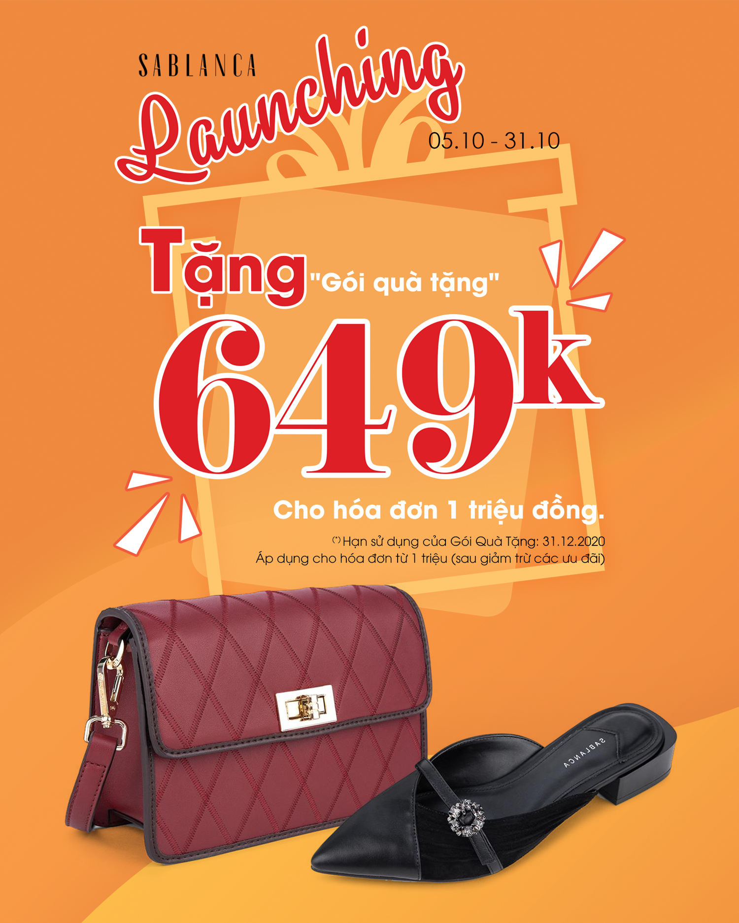 Sablanca-Launching-tang-Goi-qua-tang-tong-tri-gia-649k-cho-hoa-don-1000k